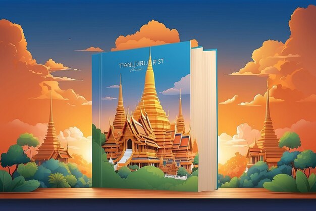 Coverbuch Thailand Architektur Tourismus Festival Design auf der Wolke