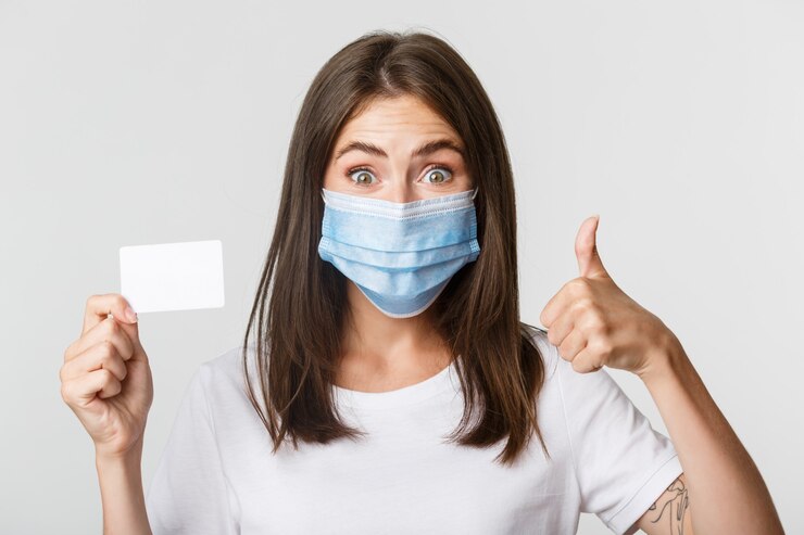Foto covid-19, concepto de salud y distanciamiento social.