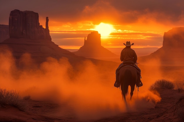 cowboy a cavalo