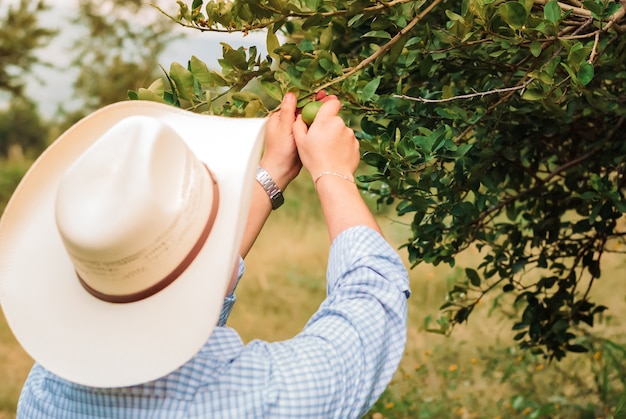 Cowboy auf der Farm