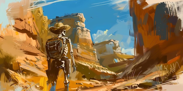 cowboy imagen de fondo para la música country salvaje oeste occidental
