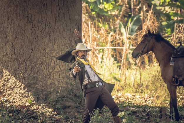 Cowboy mit Gewehr