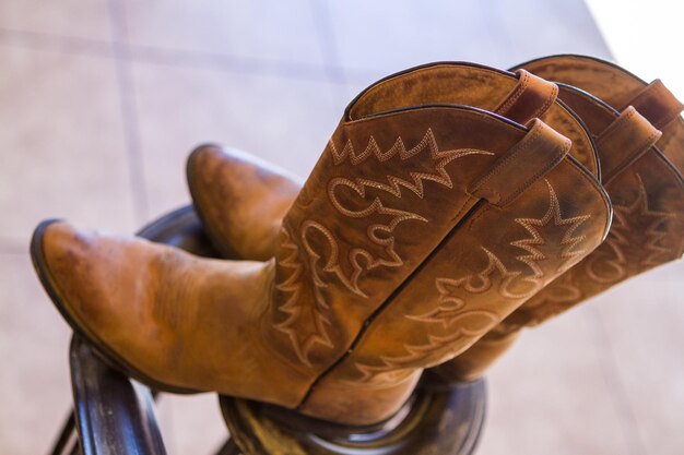 Cowboystiefel für die Westernhochzeit.