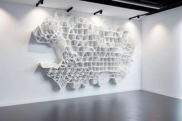 CoWorking Innovation Design Interaktive 3DPrinted Wandkunst