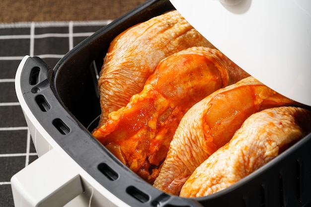 Coxas de Frango Assadas na Air Fryer