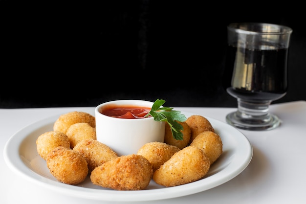 Coxinha lanche brasileiro