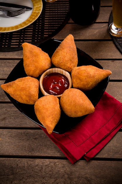 Coxinha, un snack brasileño