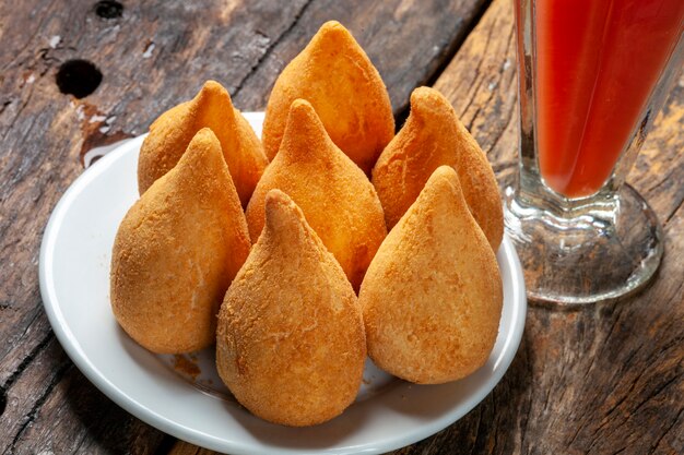 Coxinha vom Hühnchen, brasilianischer Snack