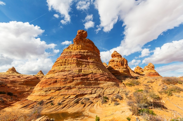 Coyote Buttes del área silvestre Vermillion Cliffs, Utah y Arizona