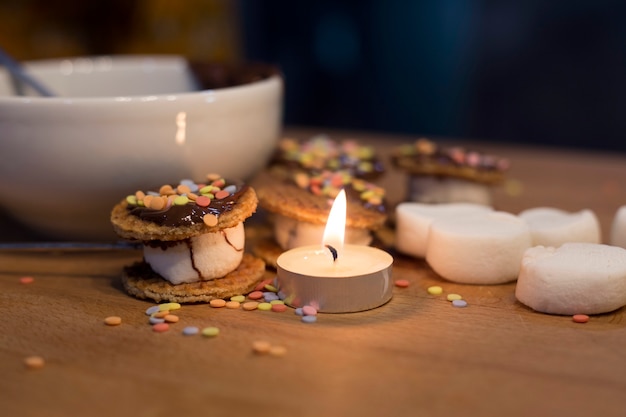 Foto cozinhando padaria da padaria de mush soft cookies