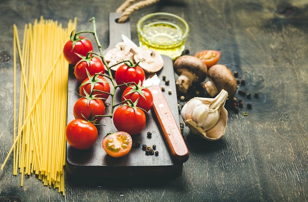 Cozinhando processo de comida