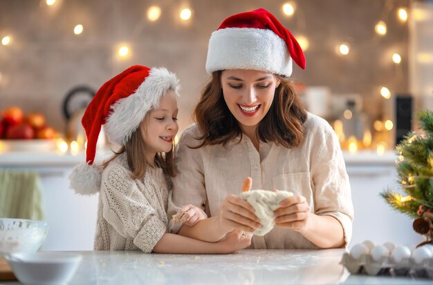 Cozinhar biscoitos de Natal