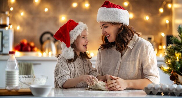 Cozinhar biscoitos de natal