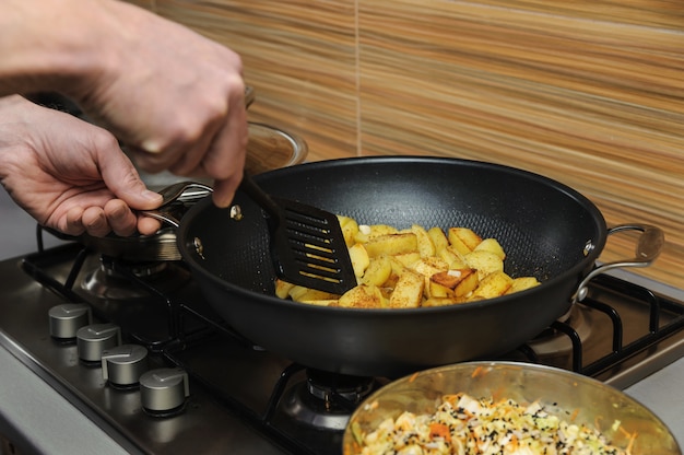 Cozinhar em casa cozinha.