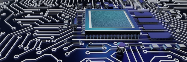 Foto cpu und computerchip hintergrund