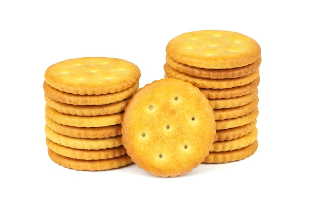 Cracker isoliert auf weißem Hintergrund
