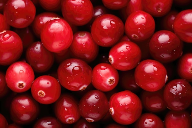 Cranberry como fundo e textura