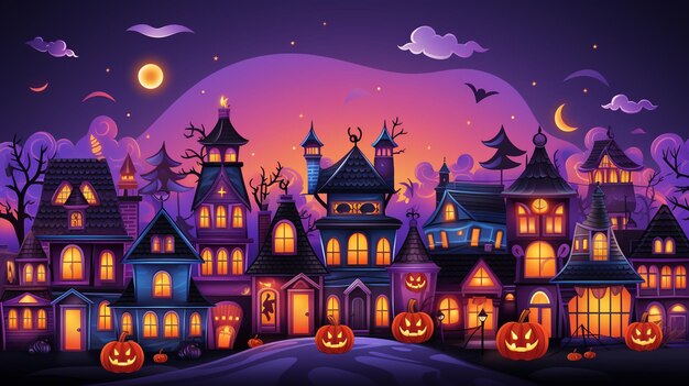 crânio de halloween fundo de halloween abóbora