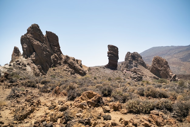 Un cráter en el Parque Nacional Volcán Teide