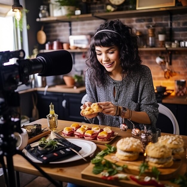 Creación de contenido alimentario local