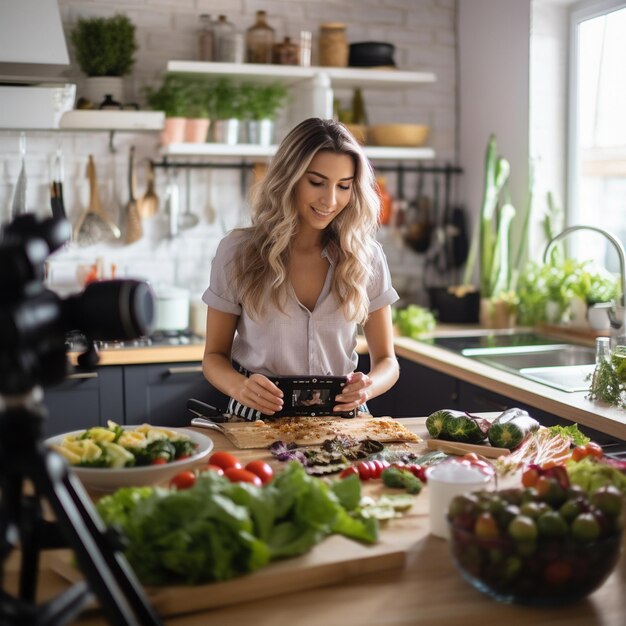 Creación de contenido alimentario local