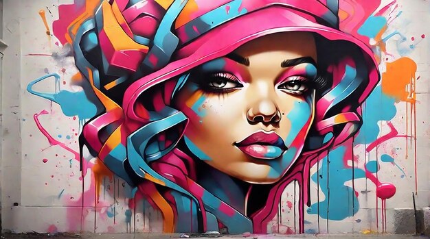 Creación de ilustraciones urbanas dinámicas con toque de graffiti