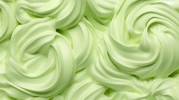 Foto creamy delight pistachio gelado em close-up