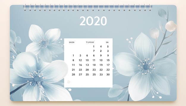 Foto crear un calendario visualmente impresionante para el 2024
