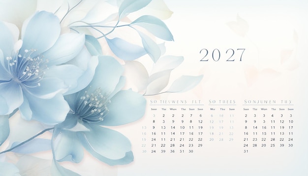 Foto crear un calendario visualmente impresionante para el 2024