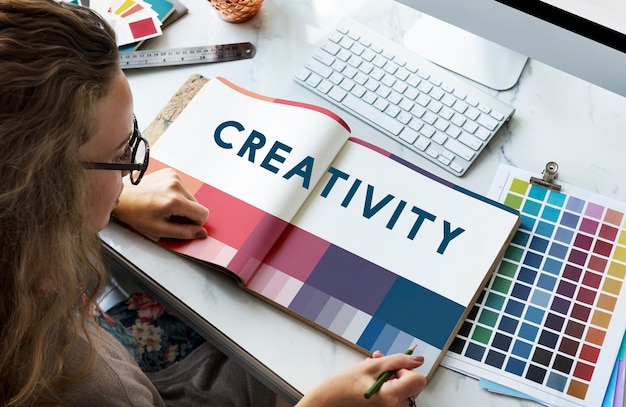 Crear concepto de diseño de ideas de creatividad