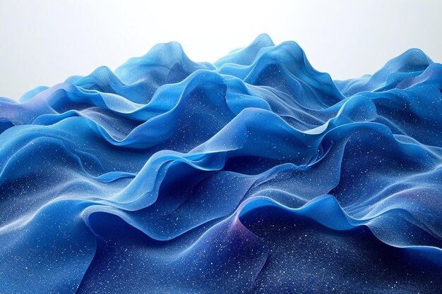 Foto crear un fondo azul abstracto con olas