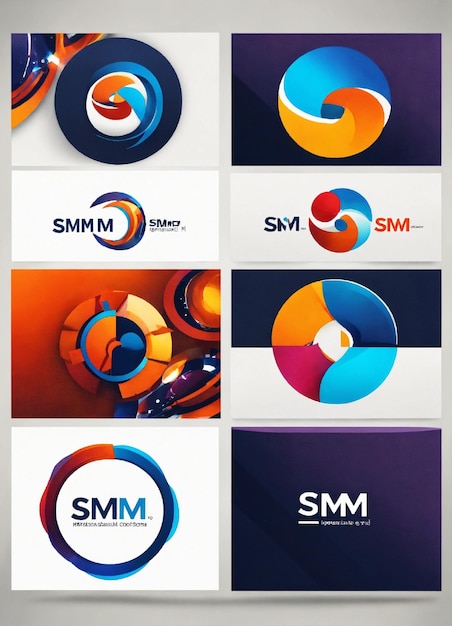 Crear un logotipo abstracto para SMM