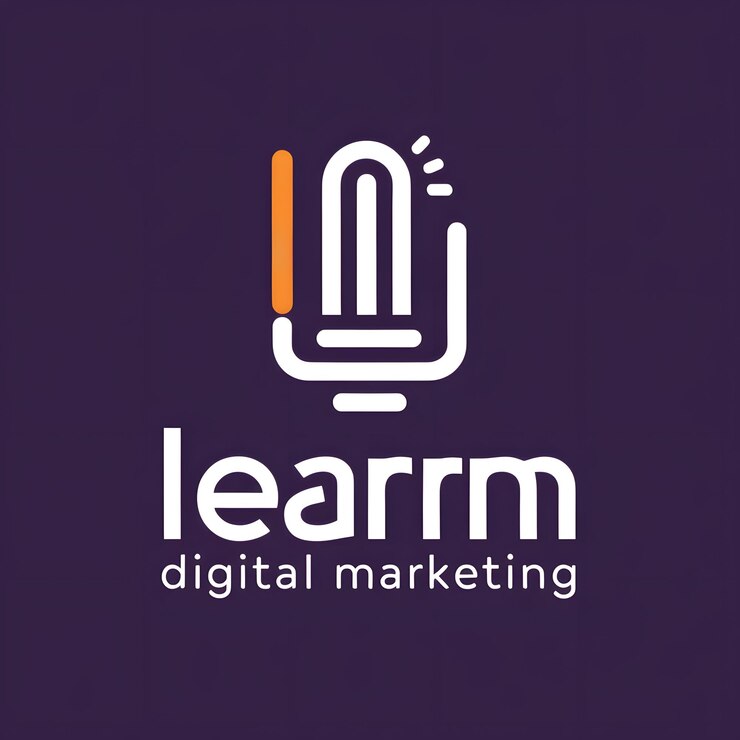 Foto crear un logotipo para una compañía de marketing digital llamada learn digital marketing