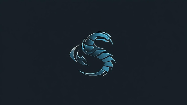 Foto crear un logotipo dinámico para una marca de equipos deportivos llamada skorpius el diseño debe sugerir movimiento