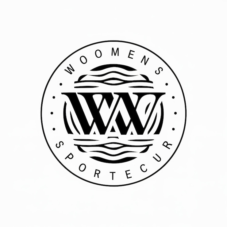 Foto crear un logotipo para mi ropa deportiva para mujeres con fondo blanco