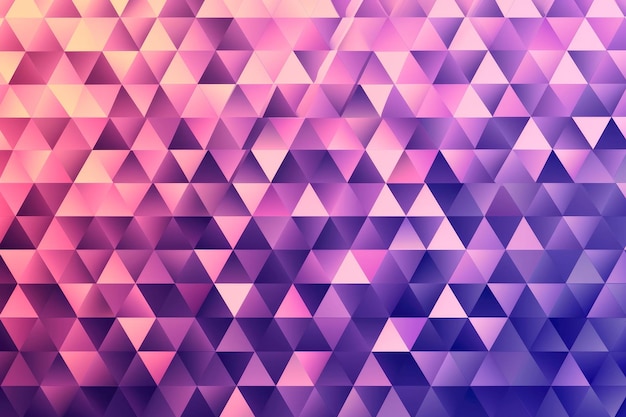 Crear un patrón de triángulos con un gradiente de colores púrpura y rosa