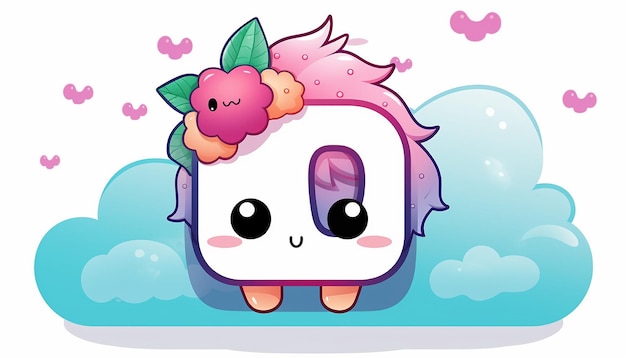 Crear una pegatina de kawaii