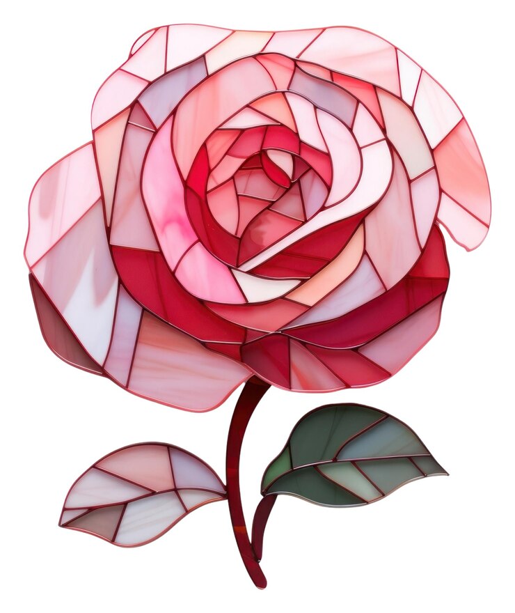 Creatividad de la planta floral de la rosa de PNG