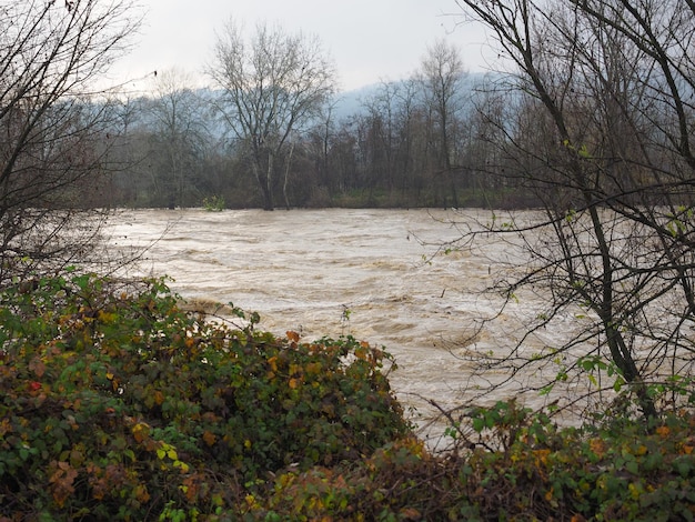 Crecida del río Po en Turín