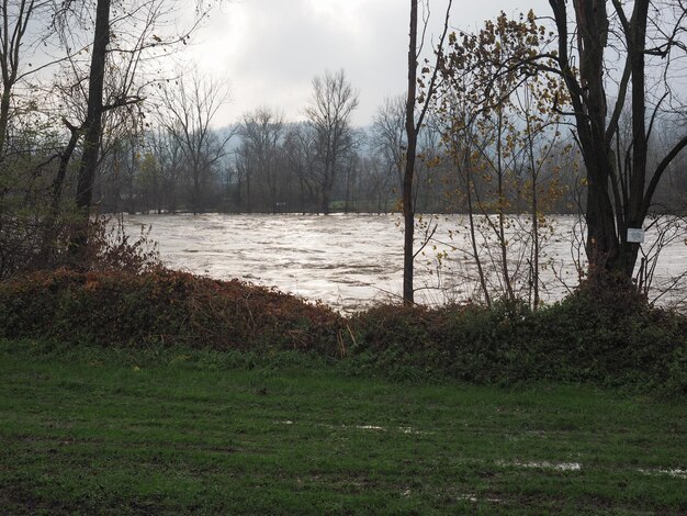 Crecida del río Po en Turín