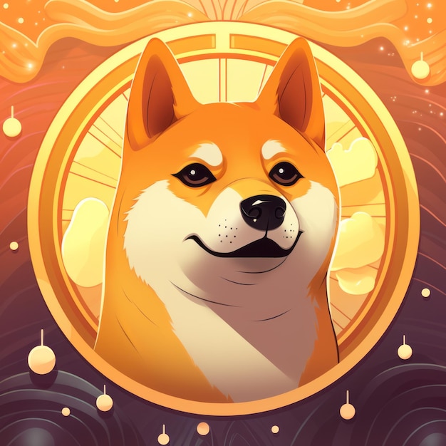 Foto la creciente popularidad de shiba inu doge crypto explorando el hype y el potencial