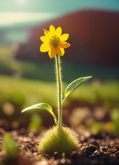 Crecimiento del girasol