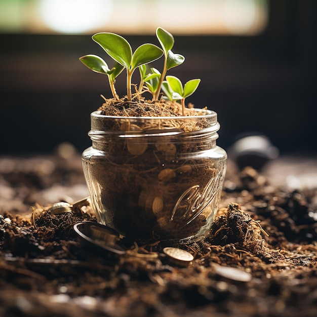 Crecimiento de plantas en euros para el crecimiento europeo