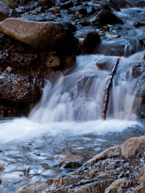 Creek en Zapata Falls, Colorado.