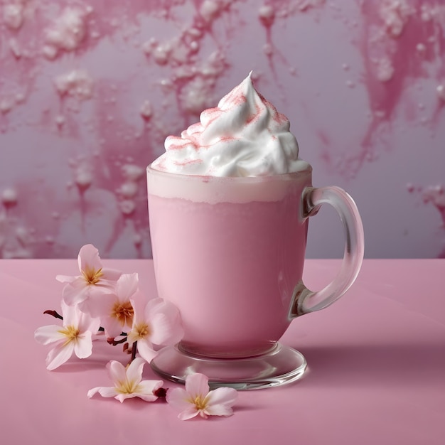 Crema batida con leche Sakura