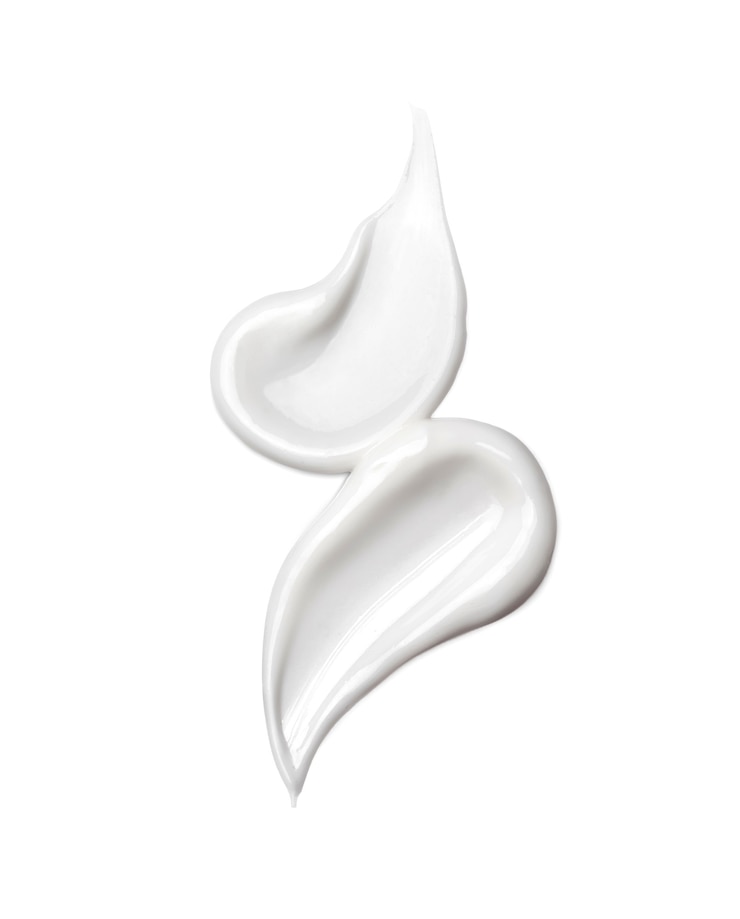 Foto crema cosmética blanca sobre blanco