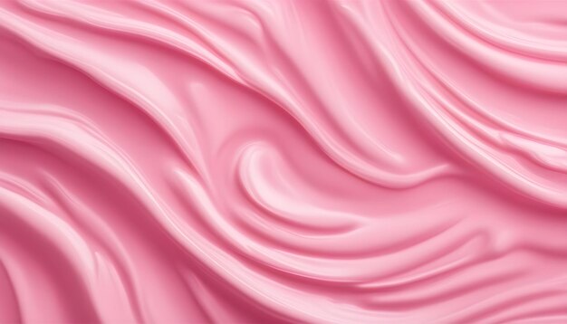 Crema cosmética de textura rosa Crema para la cara Loción para el cuerpo Superficie