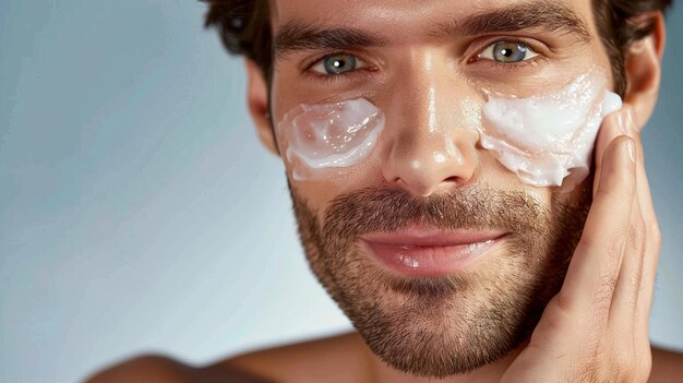 Crema hidratante facial para hombres sin aceite con SPF