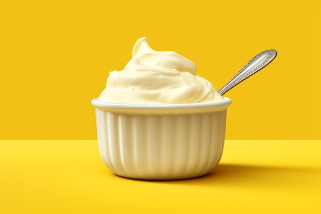 Crema de yogur griego Generate Ai