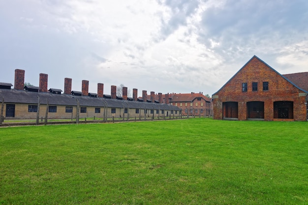 Crematorio del campo de concentración de Auschwitz, Polonia.